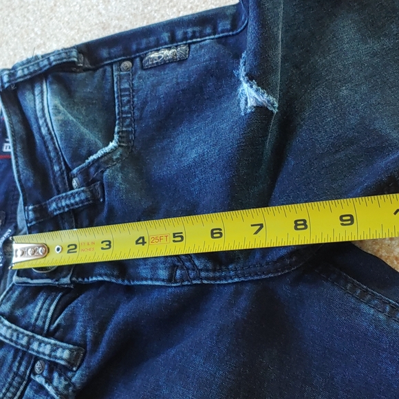 Silver Tuesday Fluid Denim Mid Skinny Deconstructed Jeans Size 26 - Picture 9 of 13